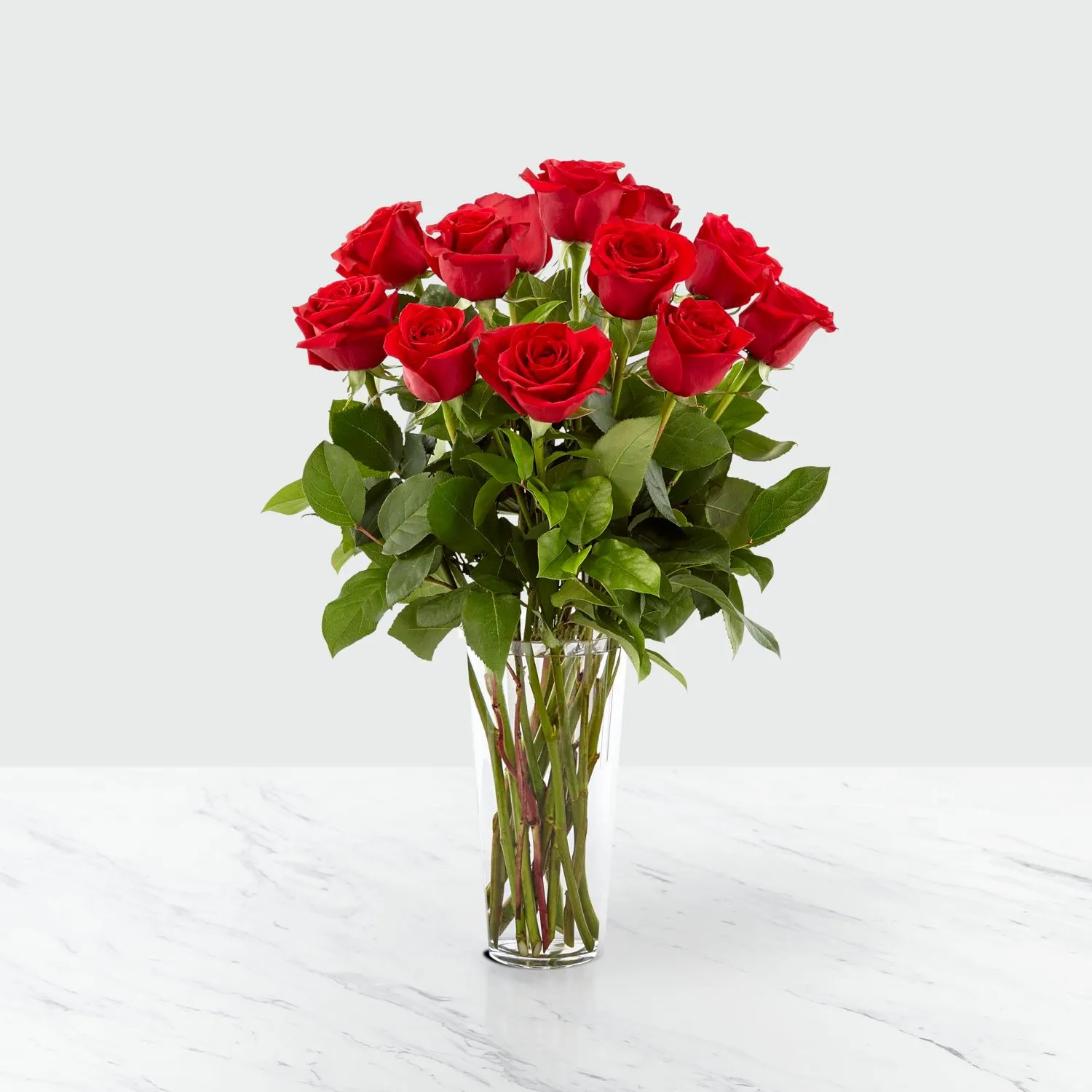 Poczta Kwiatowa® cały świat - 12 róż długich z wysyłką | zagranica