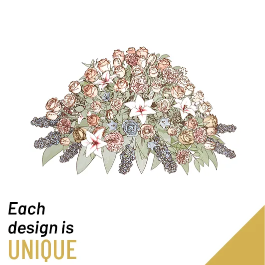 Funeralna kompozycja kwiatowa