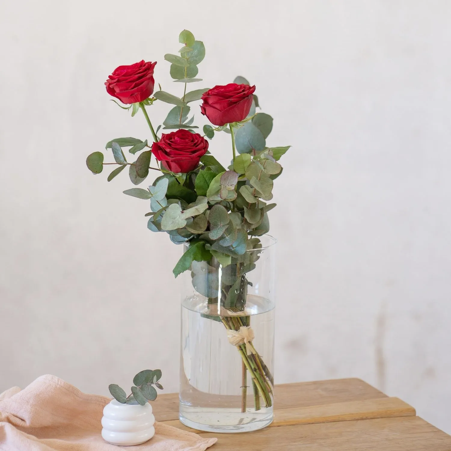 Bouquet of 3 red roses - Spain