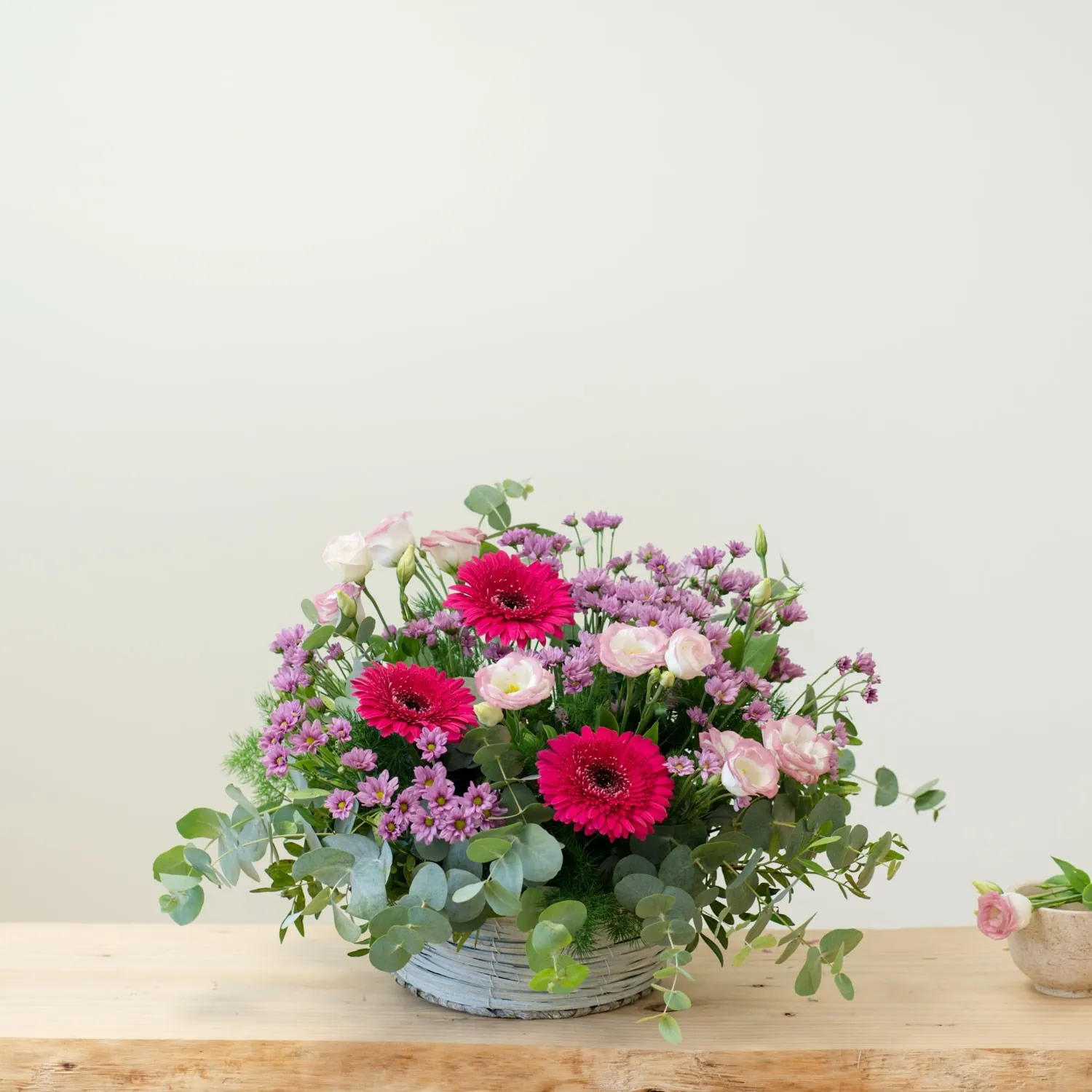 Centrepiece of Fuchsia Gerbera Daisies - Spain