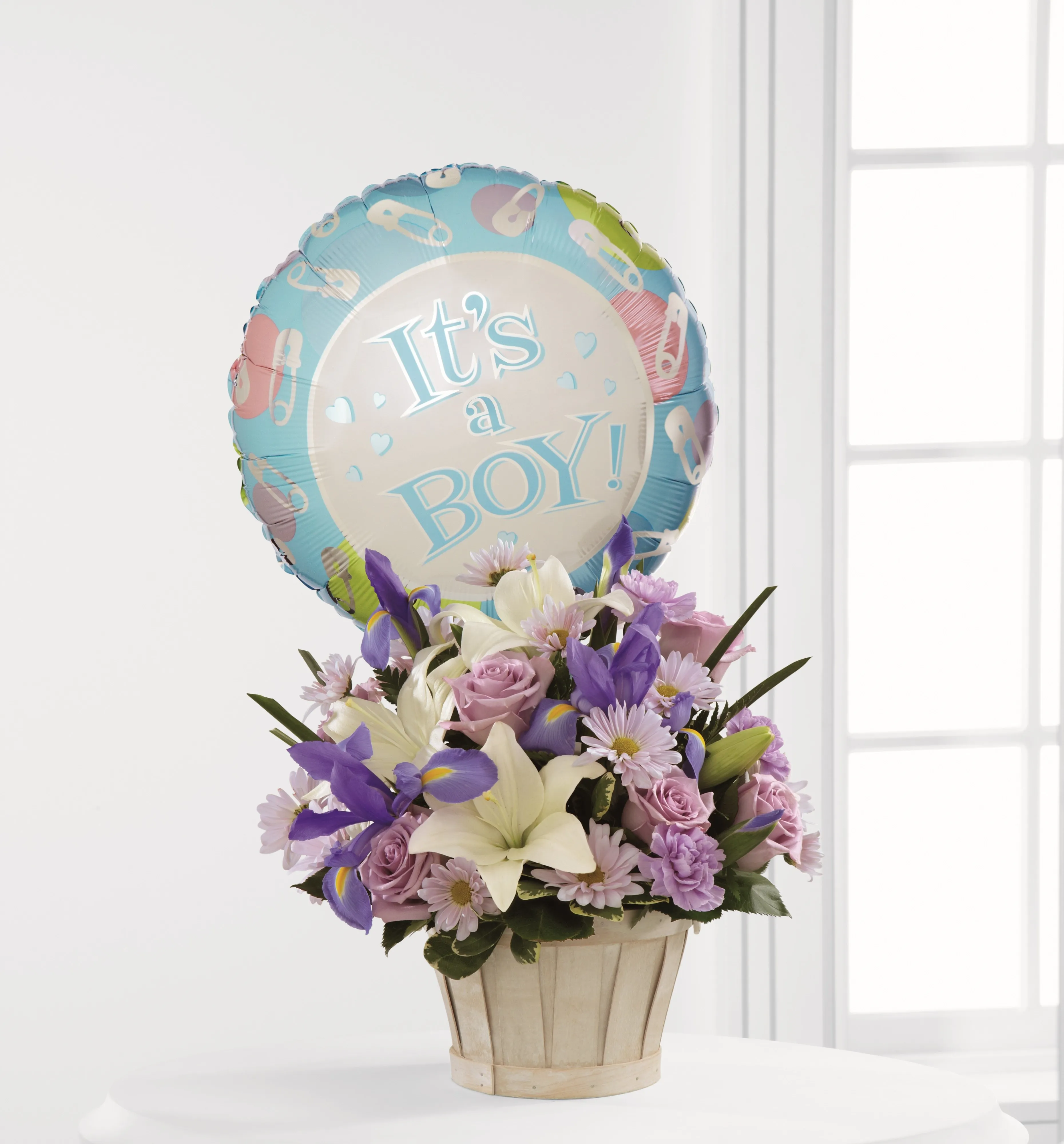 W zestawie koszyk Boys Are Best