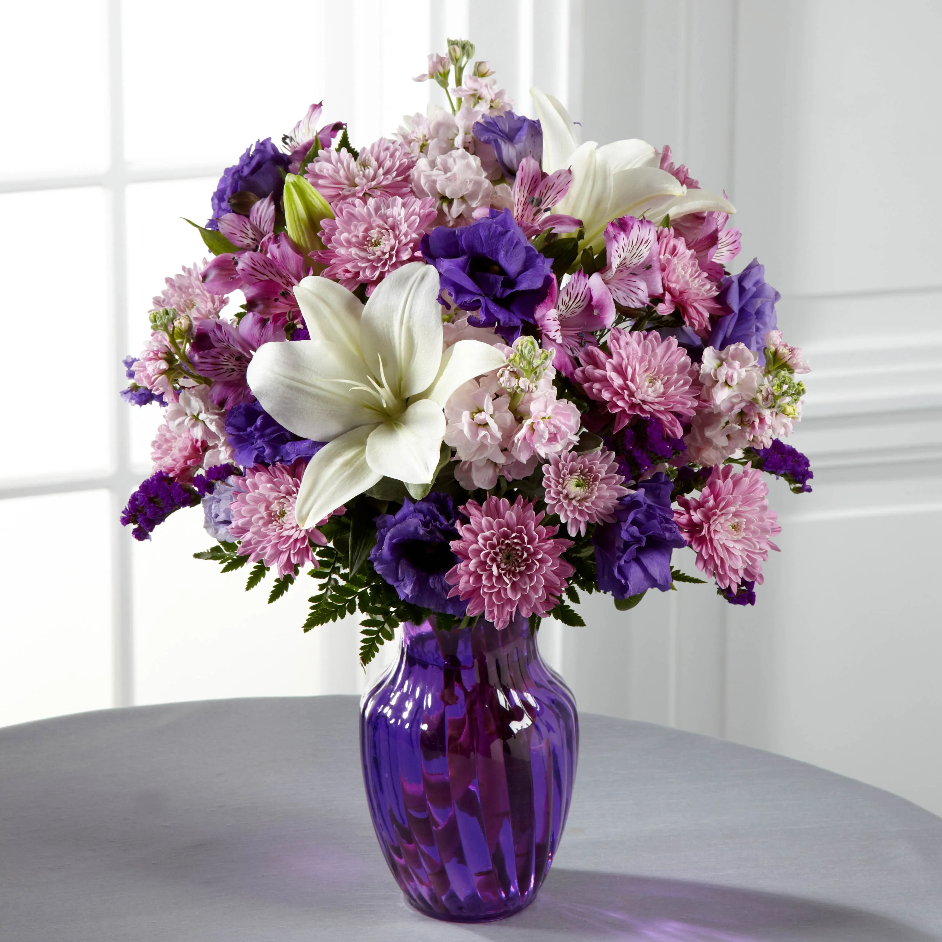 The FTD Shades of Purple Bouquet - Guatemala