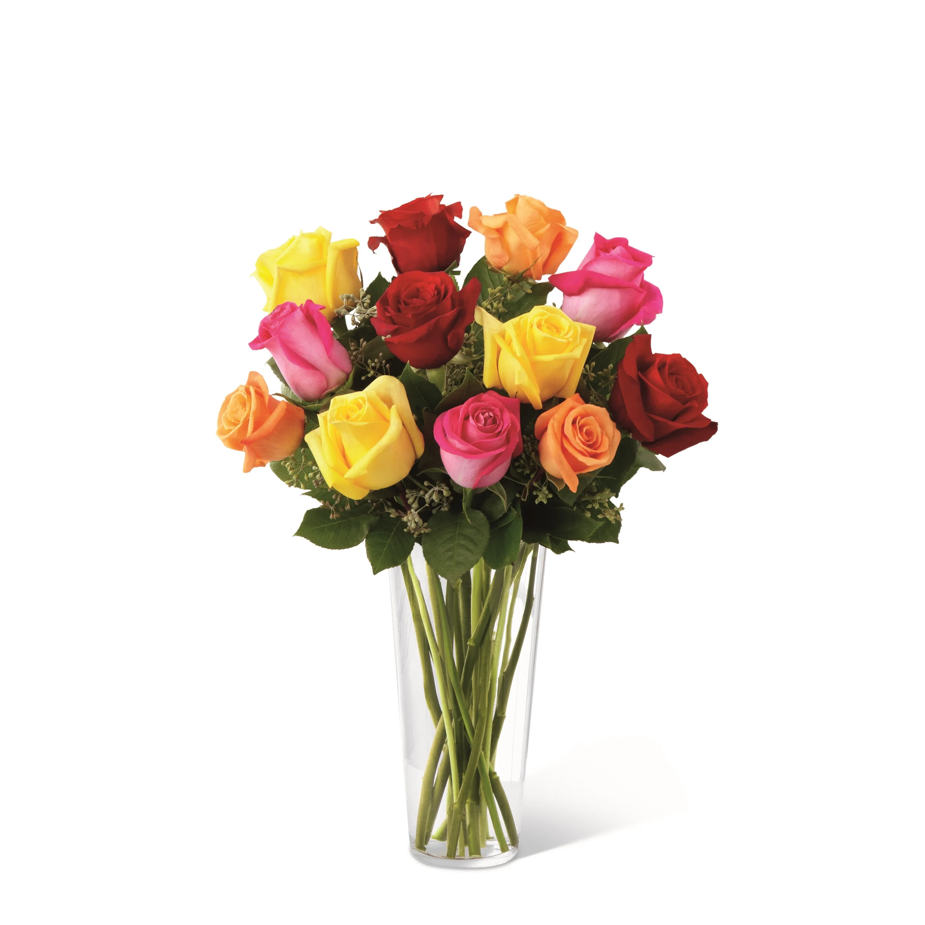 The FTD Bright Spark Rose Bouquet - Bolivia