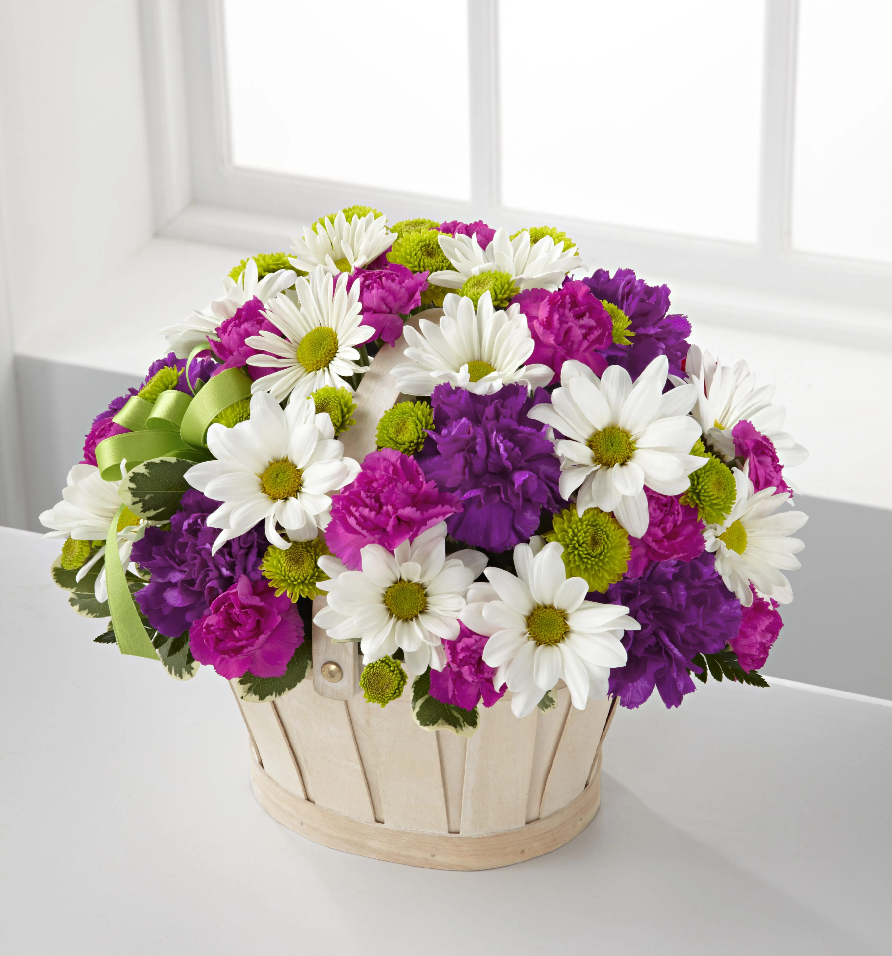 Blooming Bounty Bouquet  Basket included - Uruguay