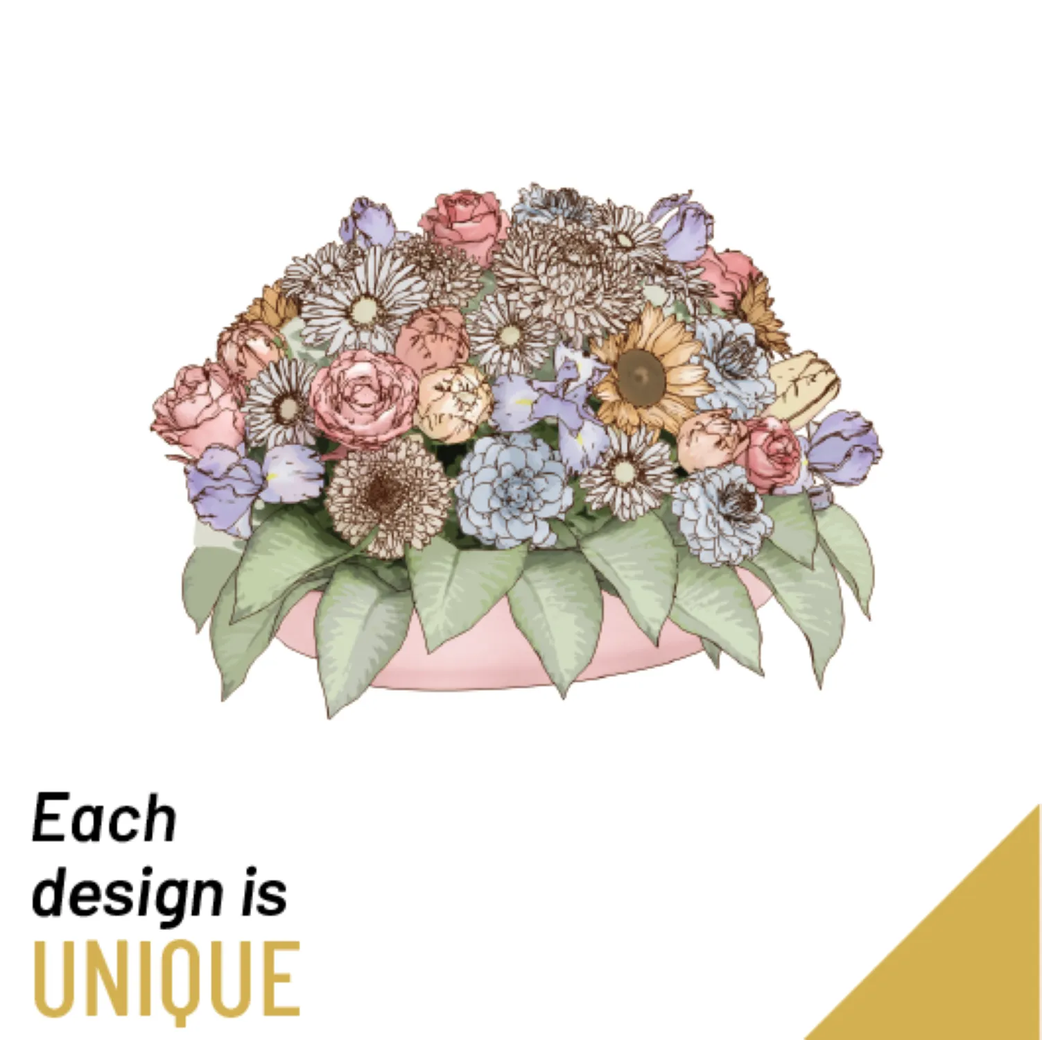 Arrangement of Cut Flowers - Iran