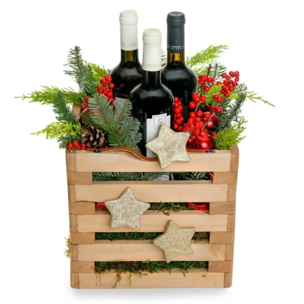 Christmas Basket of Wine - Greece