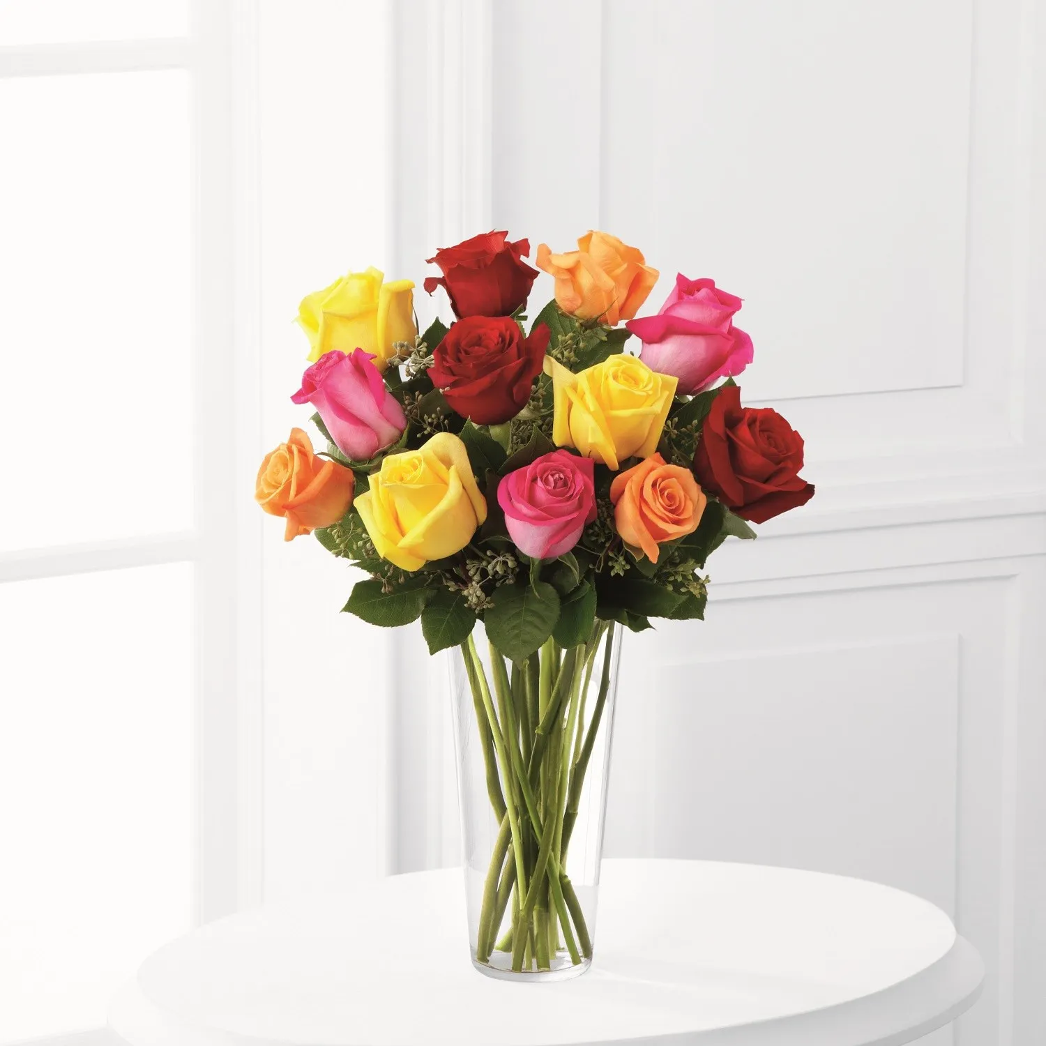 The FTD Bright Spark Rose Bouquet - Chile