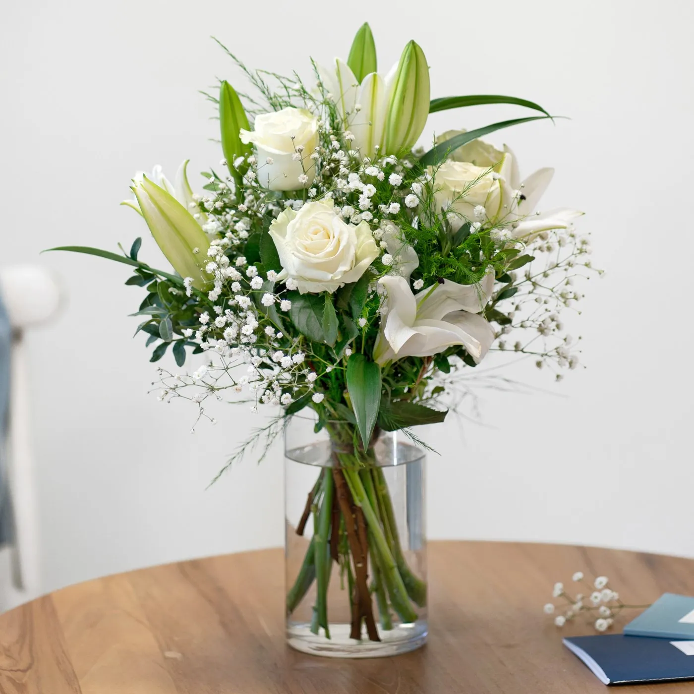 White Flower Arrangement - Andorra