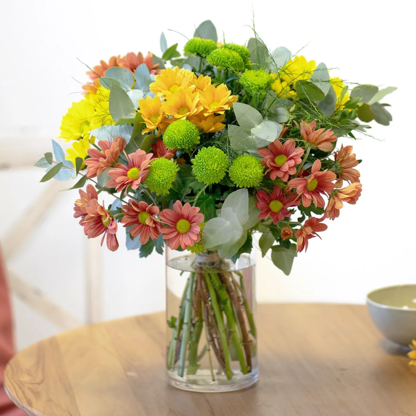 Bouquet of colorful daisies colorful and decorative green - Andorra