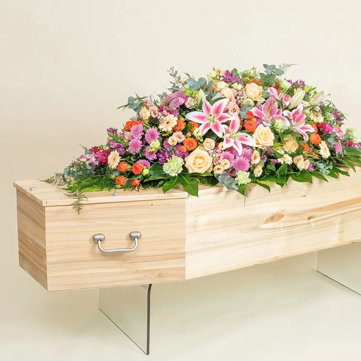 Multicoloured premium funeral composition - Andorra