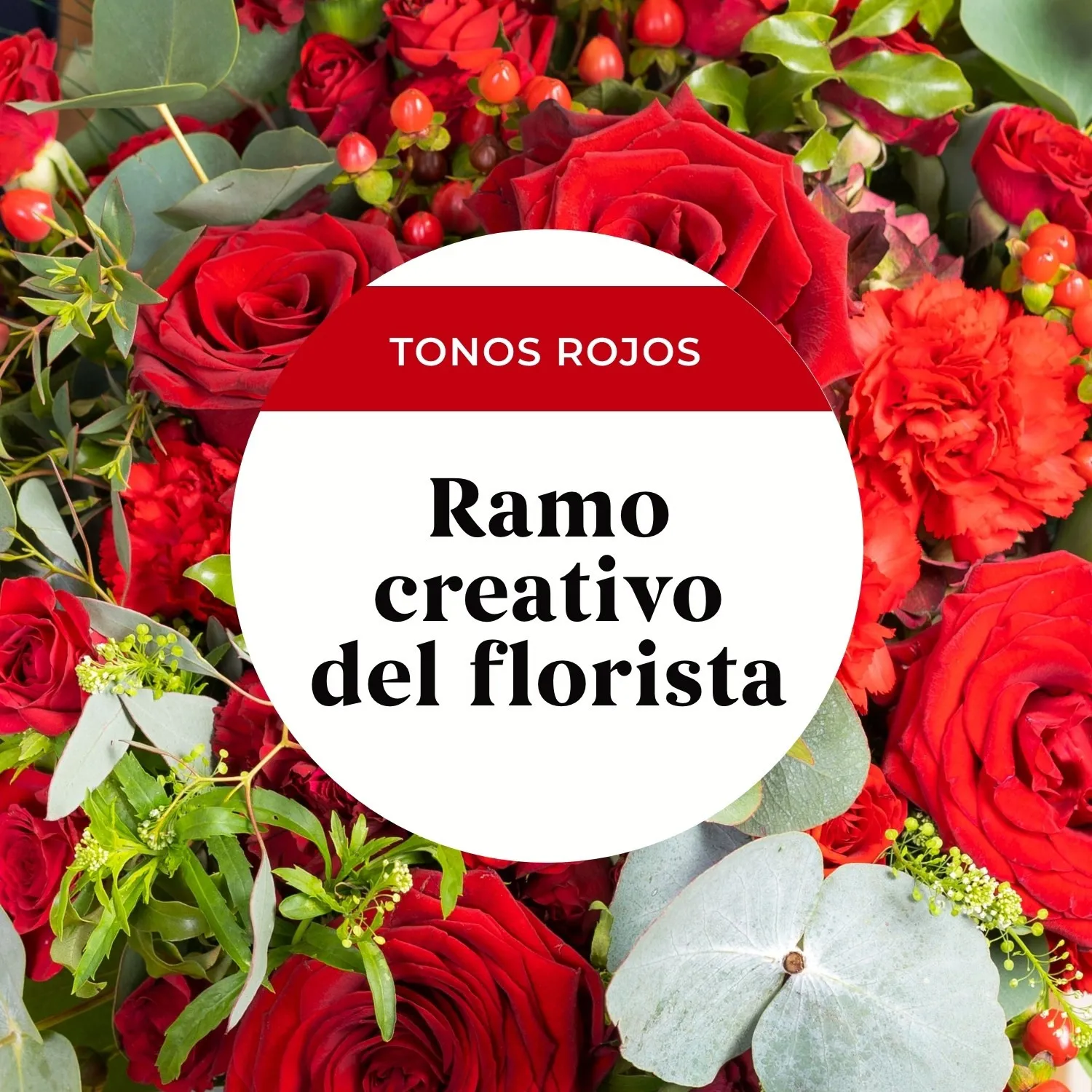 Red Florist bouquet - Spain