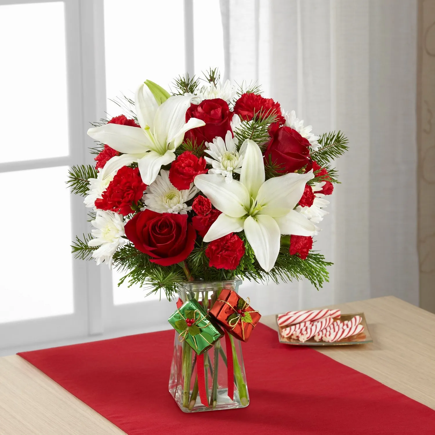 Joyous Holiday Bouquet Deluxe - Trinidad & Tobago