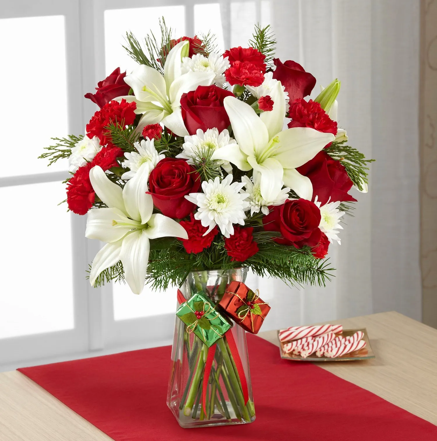 Joyous Holiday Bouquet Exquisite - Trinidad & Tobago