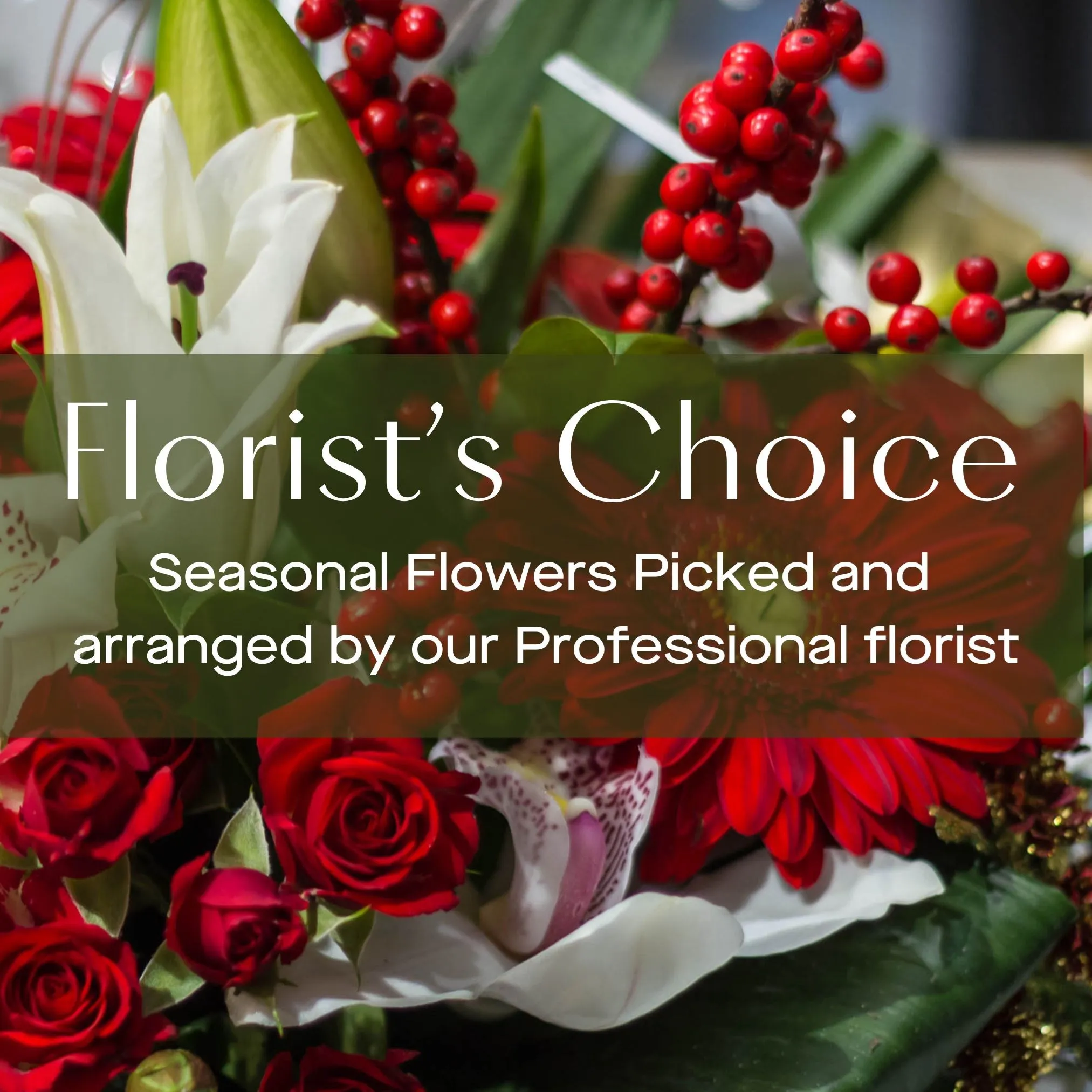 Holiday Florist Designed Bouquet - Large - Trinidad & Tobago