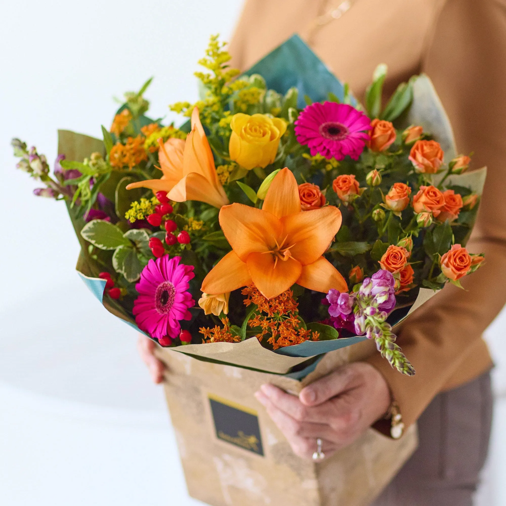 Beautiful Classic Autumn Bouquet - Gibraltar