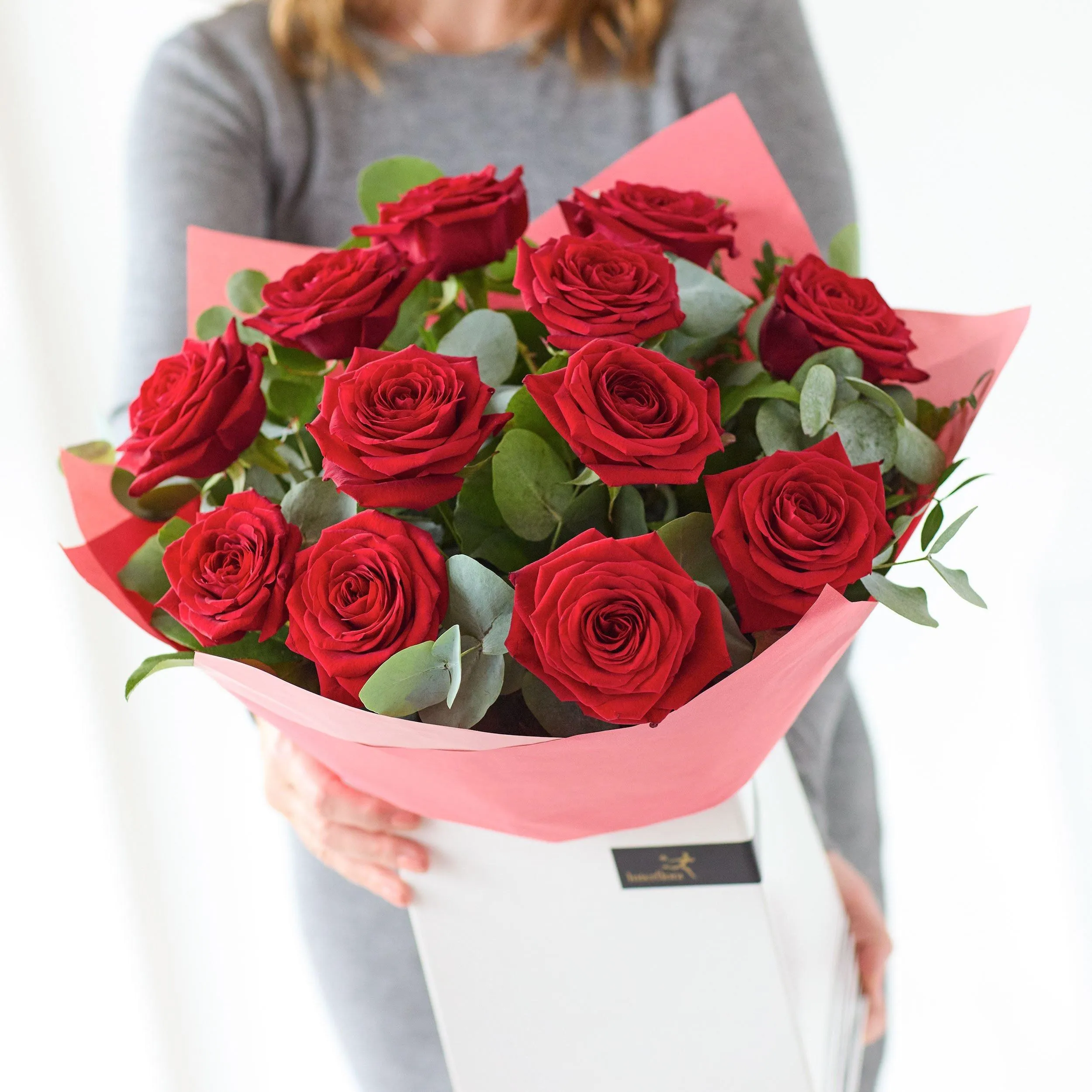 Dozen Luxury Red Roses - Gibraltar