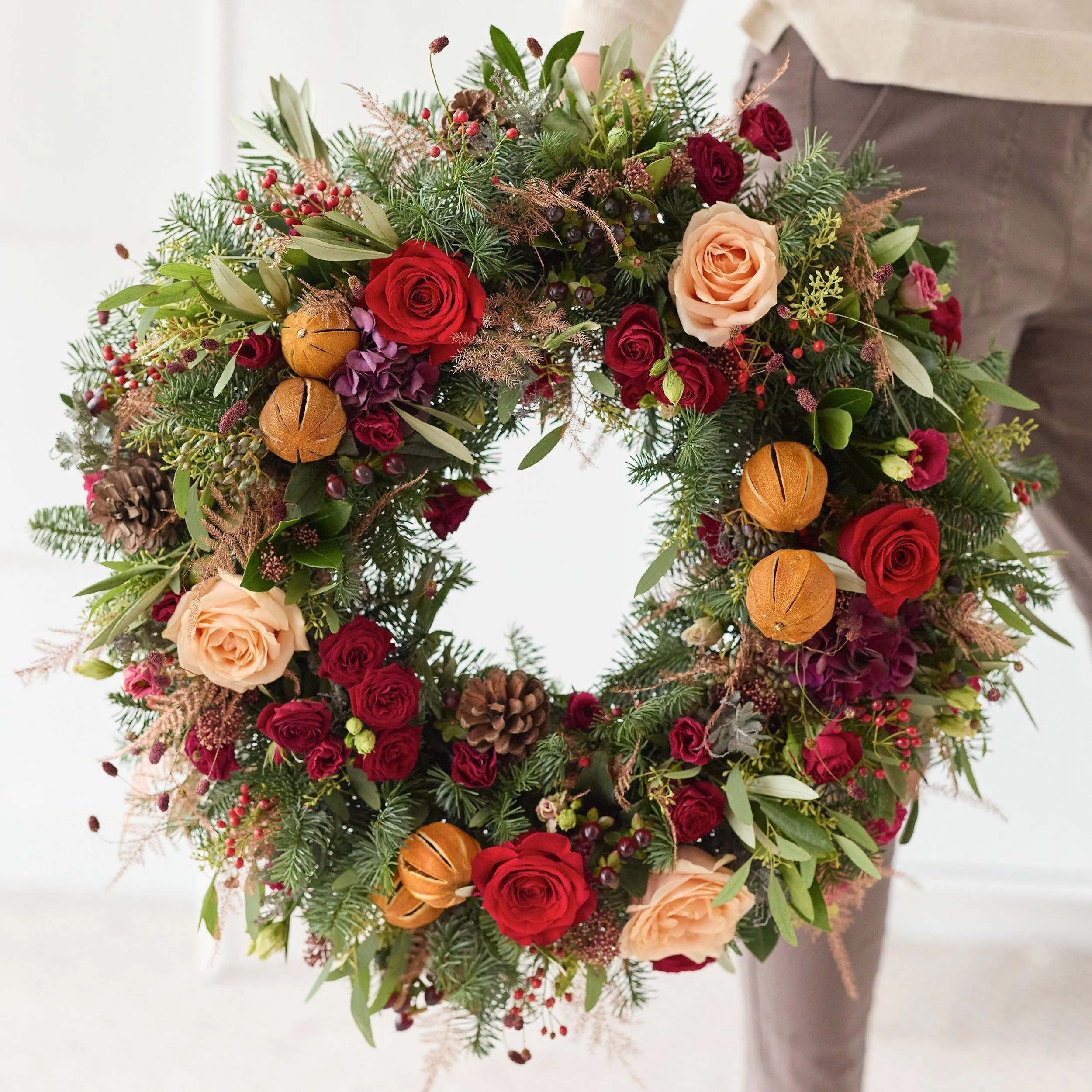 Ultimate Classic Christmas Wreath - United Kingdom