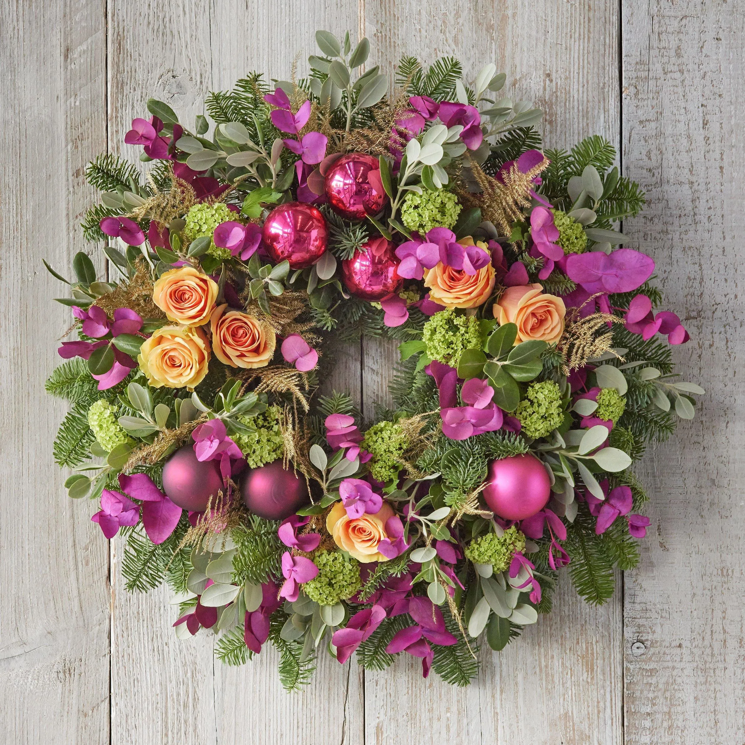 Luxury Bright On Trend Wreath - United Kingdom