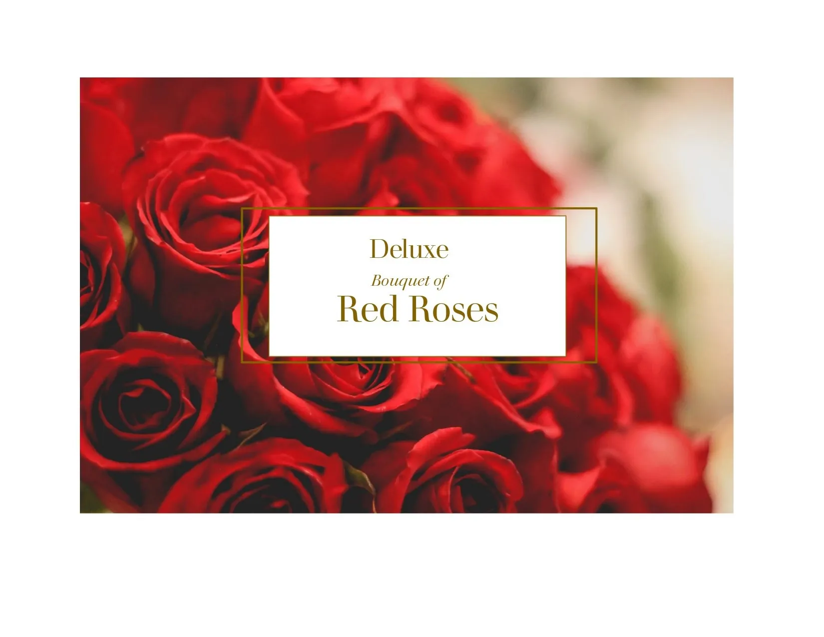 Deluxe Bouquet of Red Roses - Bulgaria