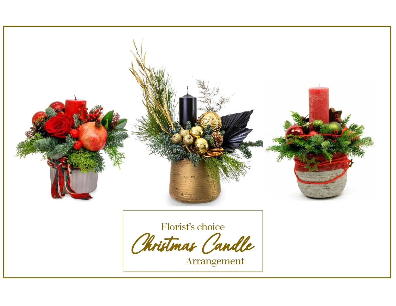 Florist's choice -  Chistmas Candle - Slovenia