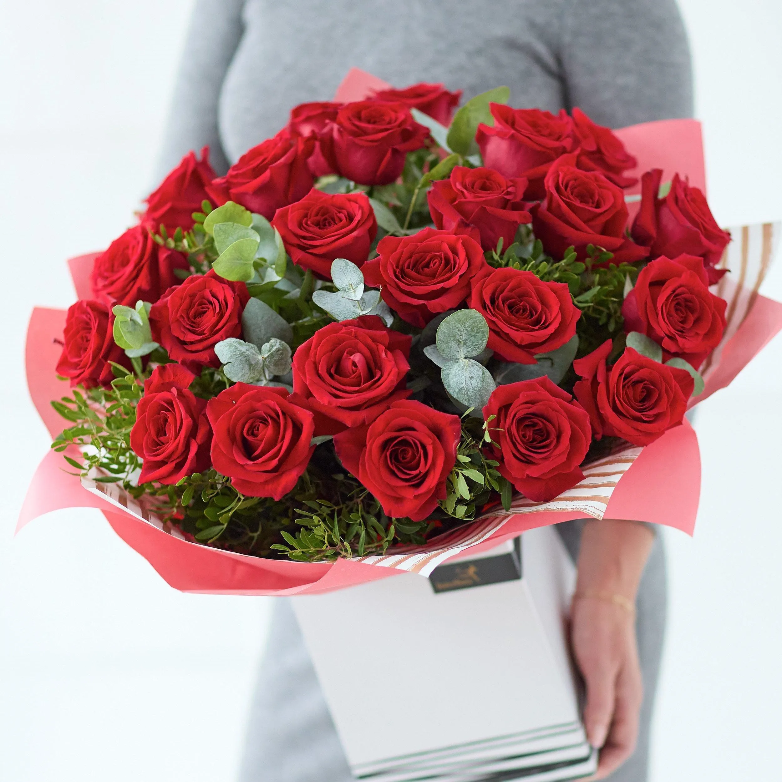 Valentine's Day Luxury 24 Red Roses. - Gibraltar