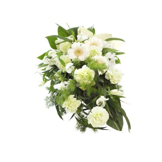 Wiązanka z białych kwiatów