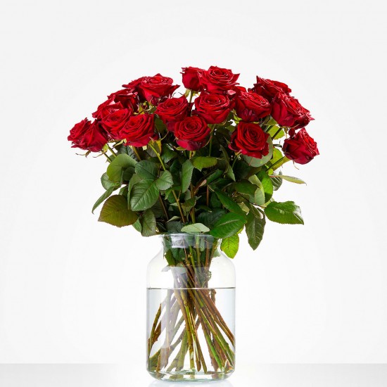 Bouquet: Pure love; excl. vase