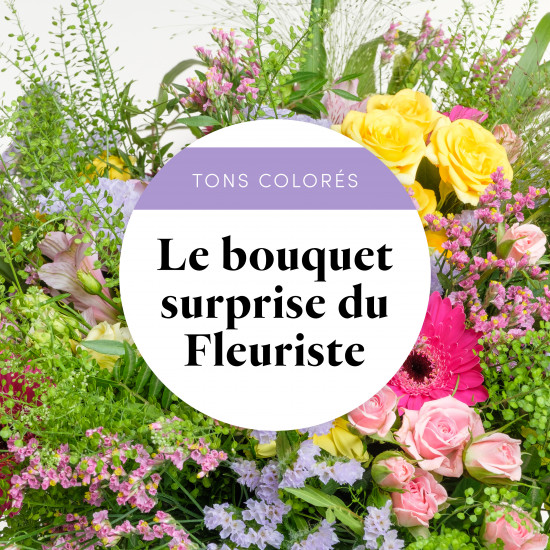 Bouquet du fleuriste multicolore