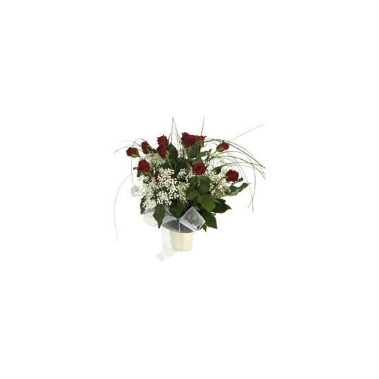 Kwiaty czerwone róże (bez wazonu)