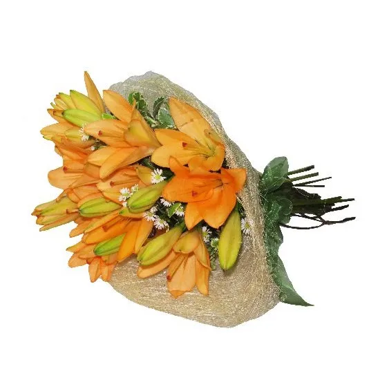 Wiązanka lilii - pomarańczowa