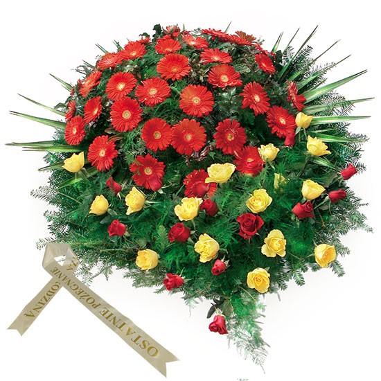 Wreath with ribbon