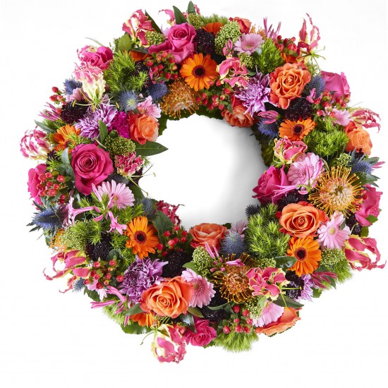 Funeral: Beautiful moments Funeral Bouquet Garland