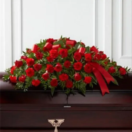 Dearly Departed Casket Spray