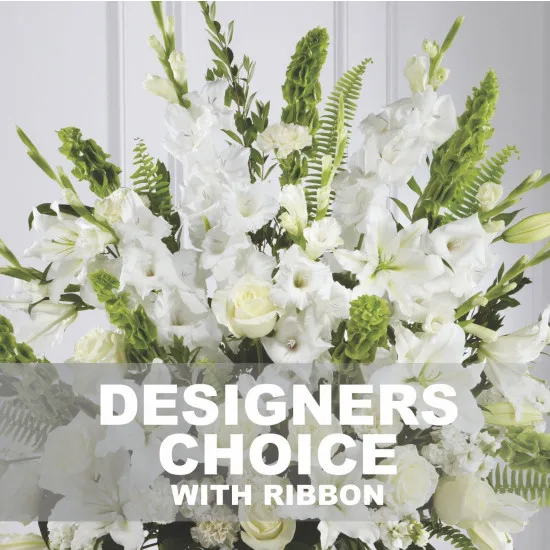 Funeral/Sympathy Bouquet with ribbon