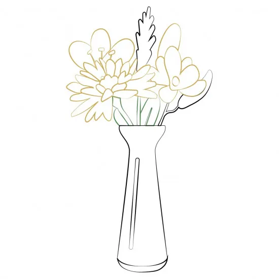 funeral spray with ribbon