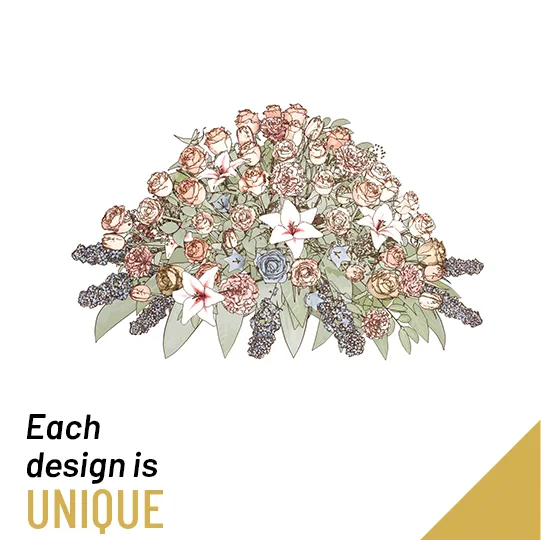 Funeral Casket Spray