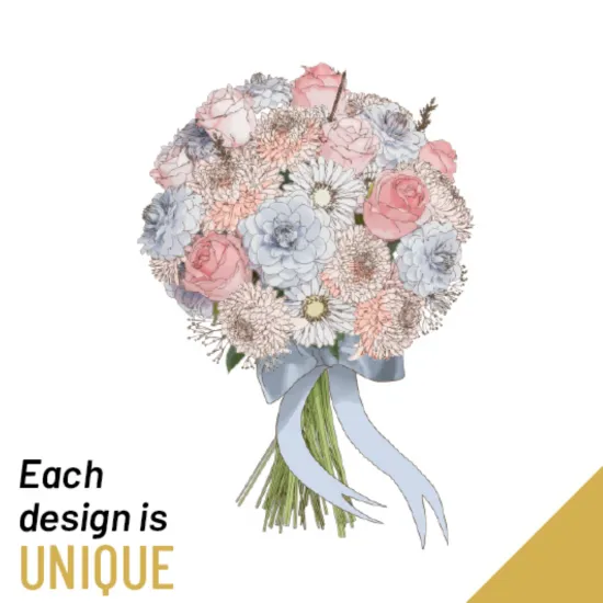 Funeral / Sympathy Bouquet with ribbon