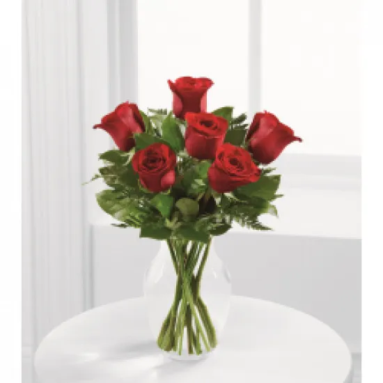 The Simply Enchanting Rose Bouquet - VASE INCLUDED