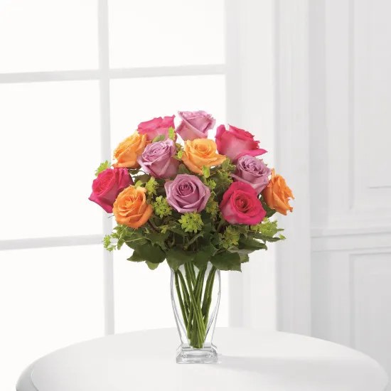 The Pure Enchantment Rose Bouquet by FTD VASE INCLUDED
