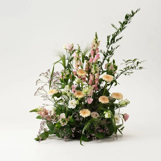 Kompozycja Pogrzebowa różowa