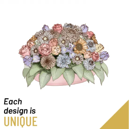 Kompozycja kwiatów ciętych