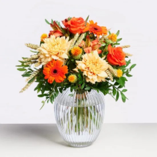 Bukiet Flowering Stubble Field