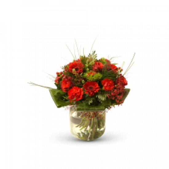 Stylish red bouquet