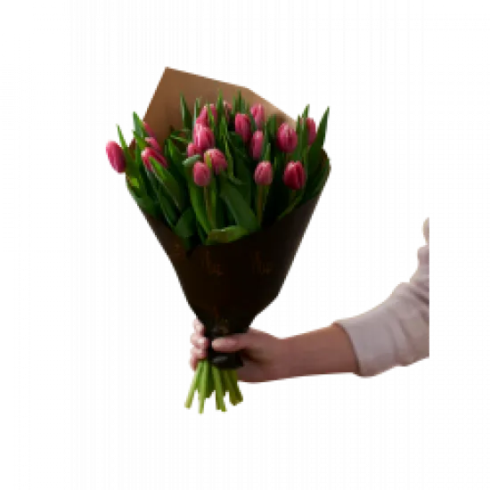 Różowe tulipany