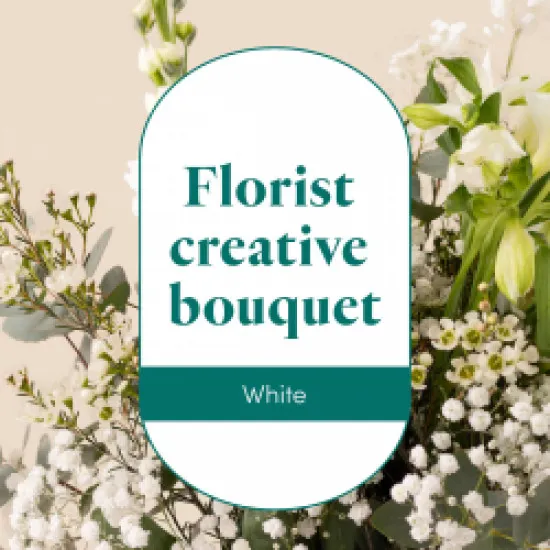 Bouquet du fleuriste Blanc