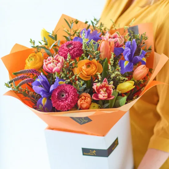 Tulip and Iris Bouquet