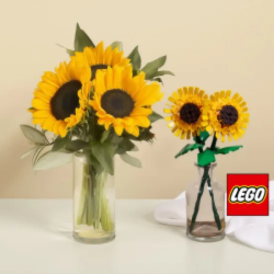 Sunshine - Słoneczniki i zestaw Lego