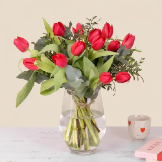 Bouquet of Red tulips