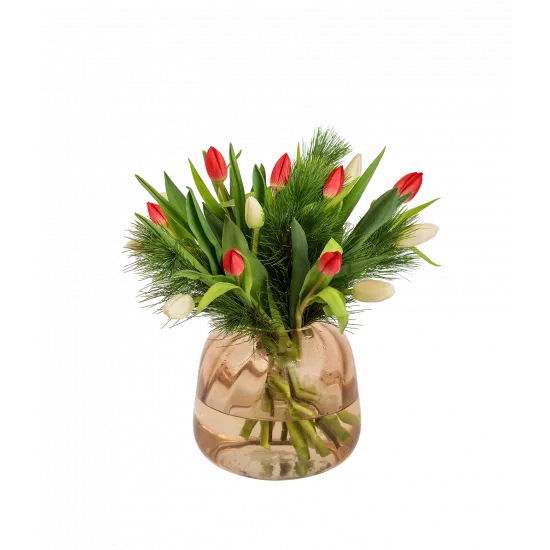 Christmas Tulips and Pine Small 920000
