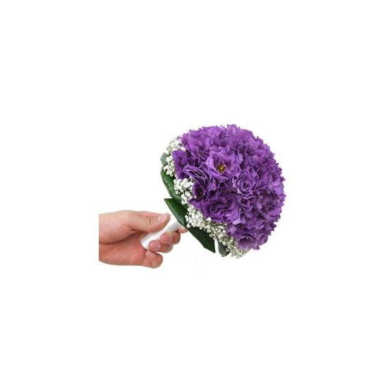 Bridal Purple Lisianthus bouquet